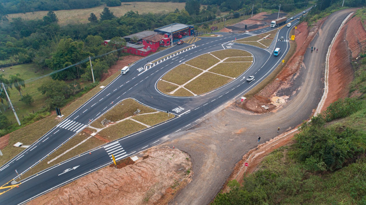 Concluida Obra De Acesso Na Ers Em Taquara Rs Estradas