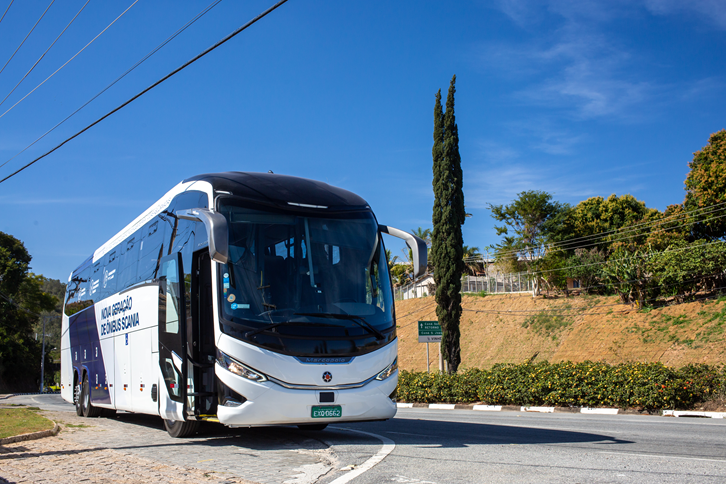 Scania apresenta Nova Geração de ônibus P8 Euro 6 na Lat Bus 2022