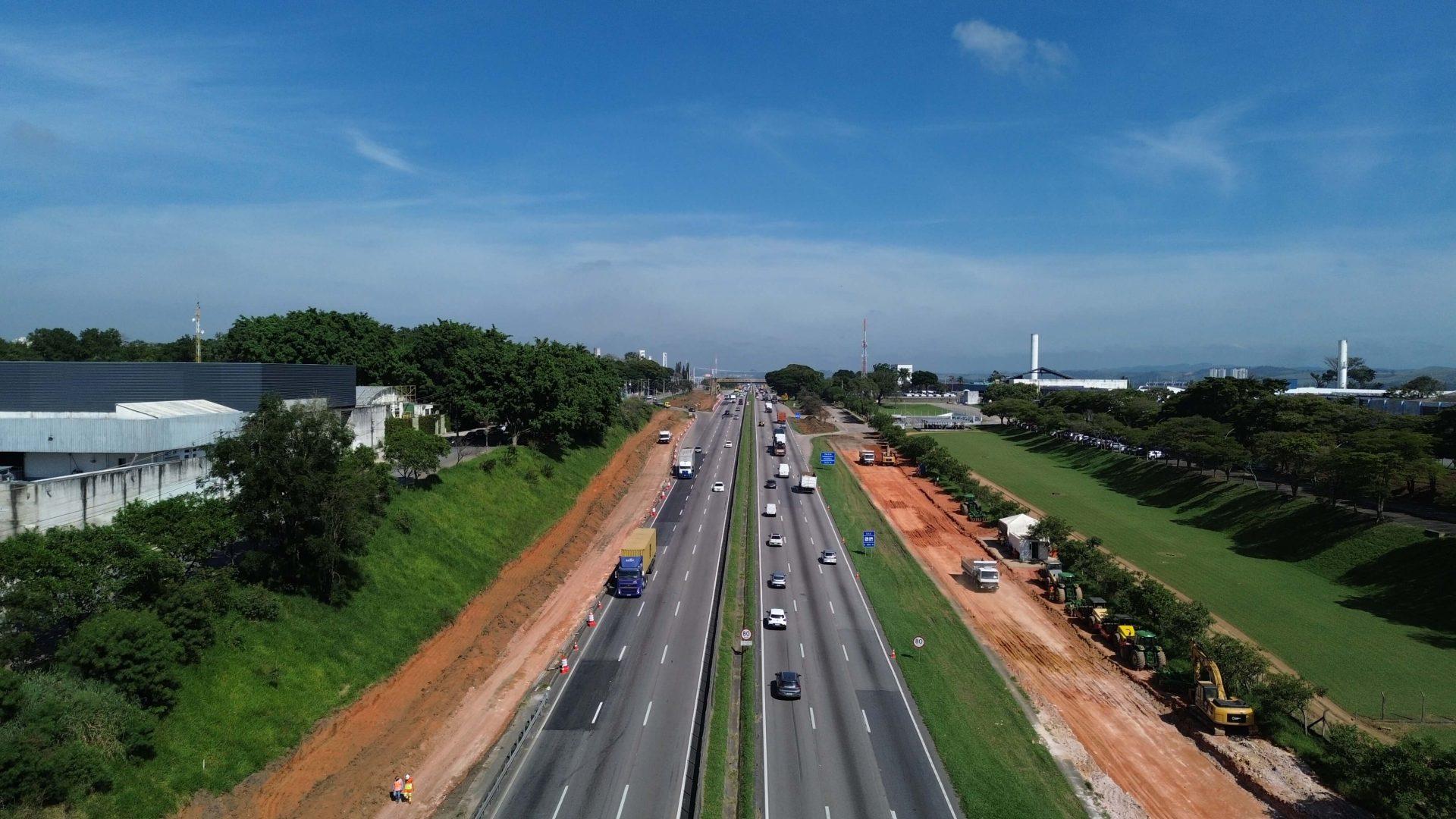 Começa a nova fase das obras de ampliação na Via Dutra em São José dos