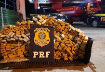 PRF prende homem com 163 quilos de maconha em Guaíra (PR)
