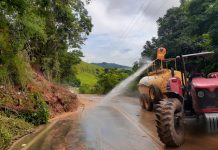 DER do RJ atua no Norte e Noroeste do estado após fortes chuvas