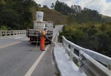 DNIT realiza obras de manutenção em rodovias de Minas Gerais