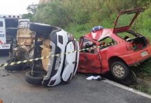 Grave acidente deixa quatro mortos e um ferido na BR-116, na Bahia
