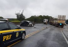 Homem morre em acidente na rodovia BR-376, em Tibagi (PR)