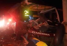 Acidente entre ônibus e carreta deixa dois mortos na Fernão Dias (BR-381)