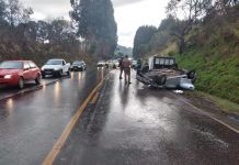 Mulher morre após carro bater na PR-170, em Guarapuava