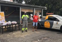 Caminhoneiros recebem novos kits de alimentação e higiene na MG-050
