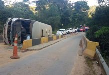 Acidente com micro-ônibus deixa funcionários da Vale feridos em Nova Lima (MG)