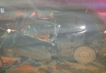 Colisão entre carro e caminhão na BR-163 mata mulher