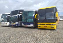 Fiscalização apreende 14 ônibus fazendo transporte clandestino, na Bahia
