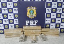 PRF encontra 10 Kg de maconha em carro alugado na BR-116, na Bahia
