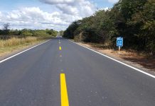 Dnit entrega 59 quilômetros de pista recuperada na BR-135, na Bahia