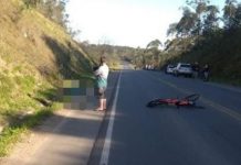 Ciclista morre após acidente na Rodovia Jorge Zanatta, em Içara (SC)