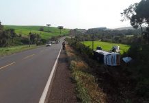 Duas pessoas morrem na SC-480 com ônibus da Unesul