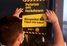 Ecosul informa usuários sobre lockdown em Pelotas (RS)