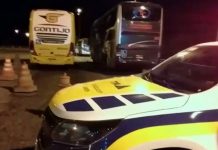 ANTT apreende dez ônibus clandestinos na BR-116, na Bahia