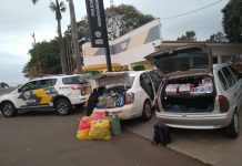 PMRv de SP apreende na SP-270 produtos contrabandeados do Paraguai