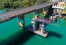Obras de duplicação da ponte sobre o Rio Paranaíba na BR-050 têm ritmo intenso