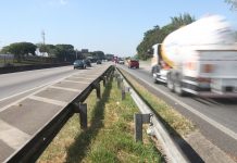 Via Dutra terá obras de contenção de talude no Km 187, nesta terça (11)