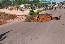 Ponte na PA-451, que cedeu próximo a Tomé-Açu, passa por reparos