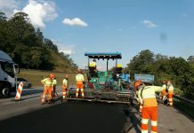 Rodovia dos Bandeirantes (SP-348) tem obras na região de Jundiaí