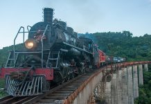 Turismo reinicia viagens com trens comemorativos no sul do país