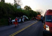Cinco pessoas morrem em acidentes nas rodovias catarinenses