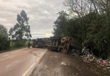 Mulher morre em acidente na BR-290, em Eldorado do Sul (RS)