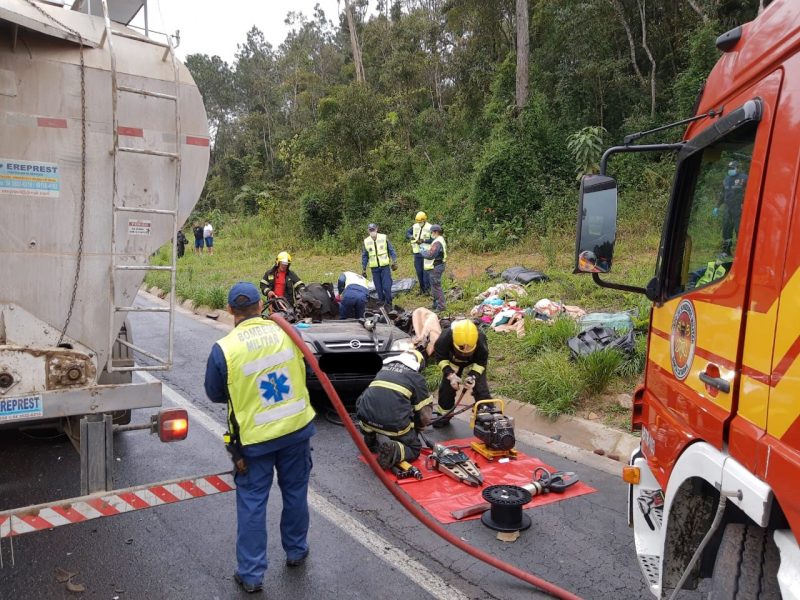 Acidente Grave Mata Quatro Pessoas Na BR-470 Em Santa Catarina - Estradas