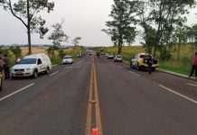 PM morre atropelado por ônibus na PR-160
