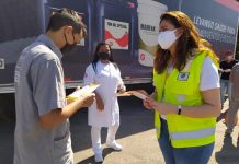 Caminhoneiros têm serviços de saúde na balança da MG-050