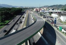 Ecovias finaliza obras na Via Anchieta, na entrada de Santos