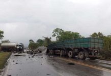 Caminhoneiros e uma mulher morrem na BR-040, em MG