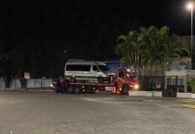 ANTT apreende 4 ônibus e 1 van na Via Dutra (BR-116), em Itatiaia (RJ)