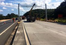 Implantada a sinalização viária na duplicação da BR-101, no Sergipe
