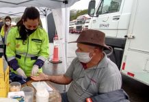Caminhoneiros têm serviços de saúde gratuitos no Rodoanel Leste