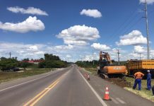 Iniciada a obra no trevo em Santa Maria na BR-158, no Rio Grande do Sul