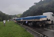 Caminhoneiro morre na Via Dutra em acidente com seis veículos