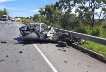 Colisão na BR-135, em Montes Claros (MG), mata cinco pessoas