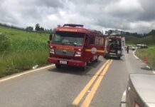 Grave acidente na BR-267 próximo de Chácara deixa dois mortos
