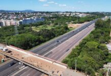 ViaSul libera tráfego no viaduto do Km 80 da Freeway, em Gravataí (RS)