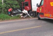 Acidente provoca duas mortes na BR-470, em Indaial (SC)