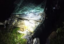 Mulher morre na MG-129 após ser arremessada de carro