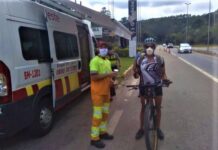 Pedestres e ciclistas são alvos de campanha no Sistema Castello-Raposo