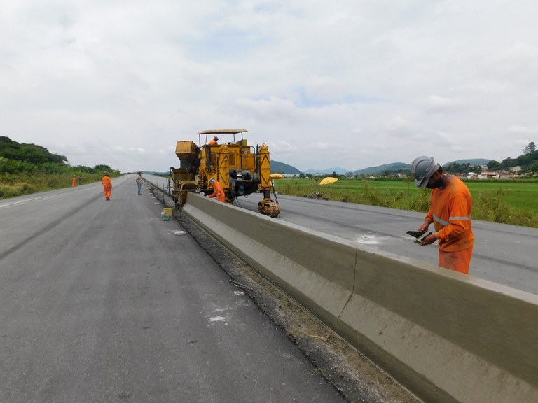 Desvios na BR-280 devido às obras de duplicação - Mobilidade Floripa