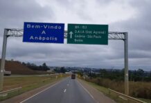 Obra emergencial na BR-153, em GO, exige cuidado redobrado dos condutores