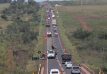 Obras em na BR-163, no MS, alteram o tráfego nesta sexta (16)