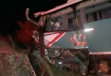 Acidente entre ônibus e caminhão na PI-247 mata uma pessoa