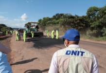 BR-163 recebe obras de manutenção, em Guarantã do Norte (MT)