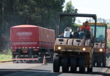 BR-163, no MS, tem trechos com bloqueios parciais para obras